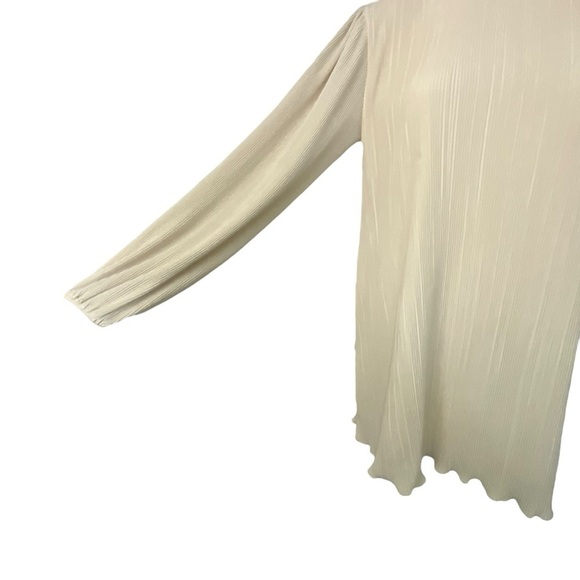 Abercrombie& Fitch Satin Plisse Easy Mini Micro Accordion Pleated Dresss - Picture 4 of 10